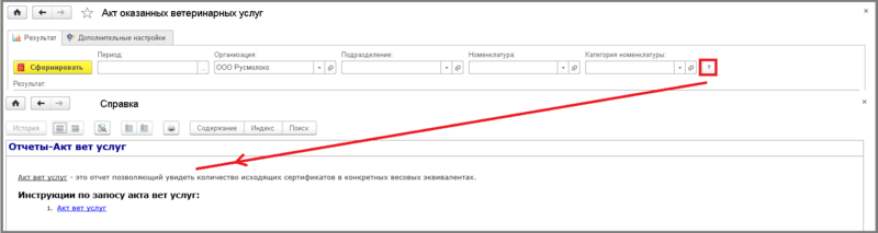 Файл:Акт оказываемых услуг.png
